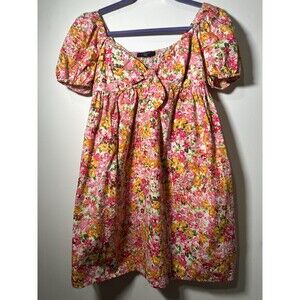 Women's LIBERO MILANO Pink floral dress. Size M